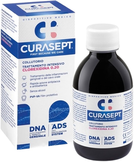 CURASEPT COLLUTORIO 0,20 ADS + DNA 200 ML - Pharmaleader