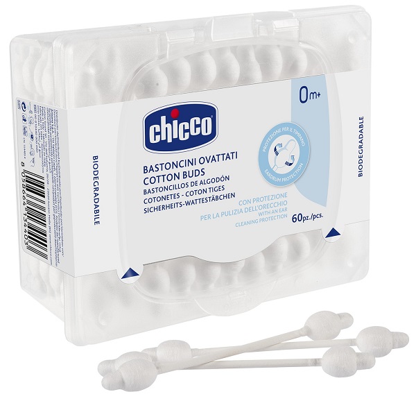 CHICCO BASTONCINI COTONATI 60 PEZZI - Pharmaleader