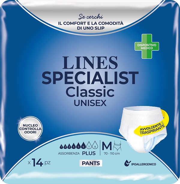 LINES SPECIALIST CLASSIC PANTS PLUS M 14 PEZZI - Pharmaleader