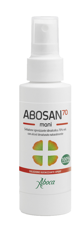ABOSAN70 SOLUZIONE IGIENIZZANTE MANI 100 ML SPRAY - Pharmaleader