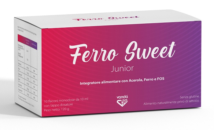 FERRO SWEET JUNIOR 10 FLACONCINI MONODOSE - Pharmaleader