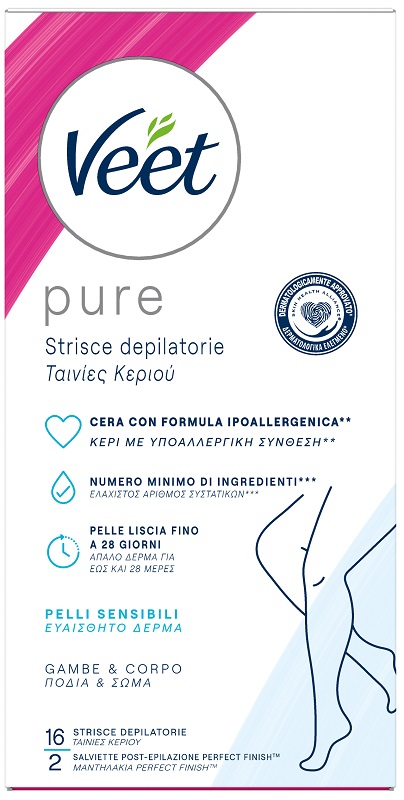 VEET STRISCE CORPO IPOALLERGENICHE 16 PEZZI - Pharmaleader