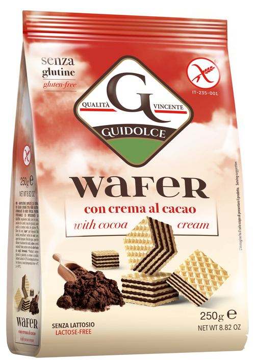 WAFER CON CREMA AL CACAO 250 G - Pharmaleader