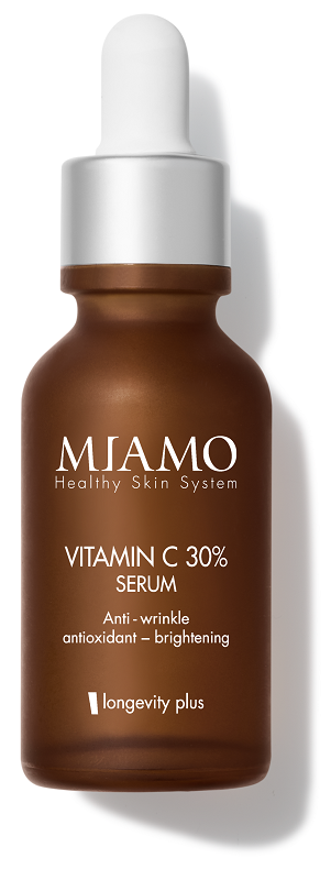 MIAMO HEALTHY SKIN SYSTEM VITAMIN C 30% SERUM ANTI WRINKLE ANTIOXIDANT BRIGHTENING LONGEVITY PLUS 30 ML - Pharmaleader