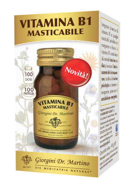 VITAMINA B1 MASTICABILE 100 PASTIGLIE - Pharmaleader
