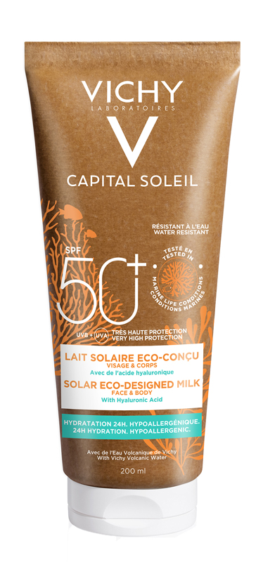 CAPITAL SOLEIL LATTE SOLARE ECO-SOSTENIBILE SPF50+ 200 ML - Pharmaleader