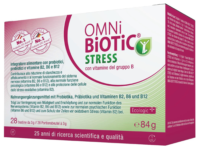 OMNI BIOTIC STRESS VITAMINE GRUPPO B 28 BUSTINE DA 3 G - Pharmaleader