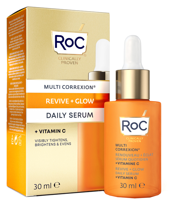 ROC MULTI CORREXION REVIVE + GLOW SIERO VISO 30 ML - Pharmaleader