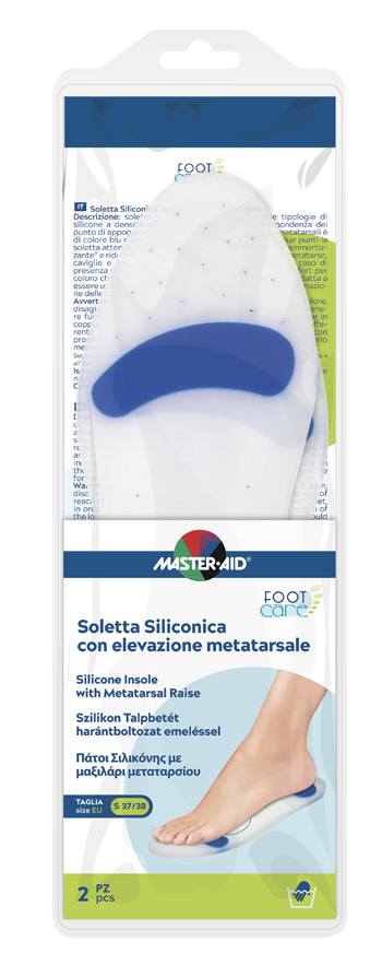 SOLETTA SILICONICA MASTER-AID FOOTCARE SMALL 37-38 METATARSO I4 - Pharmaleader