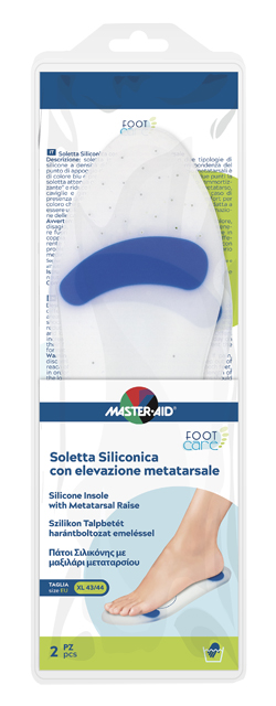 SOLETTA SILICONICA MASTER-AID FOOTCARE XL 43-44 METATARSO I7 - Pharmaleader