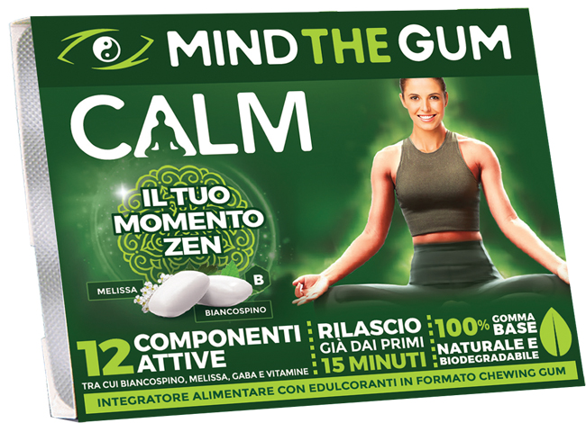 MIND THE GUM CALM 18 GOMME SENZA ZUCCHERO - Pharmaleader