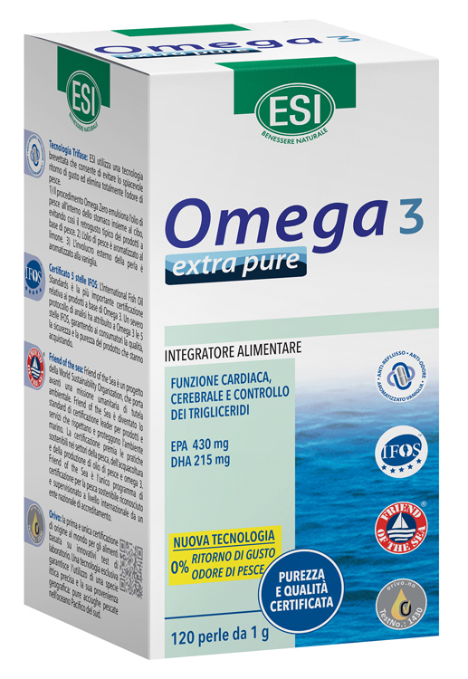 ESI OMEGA 3 EXTRA PURE 120 PERLE - Pharmaleader