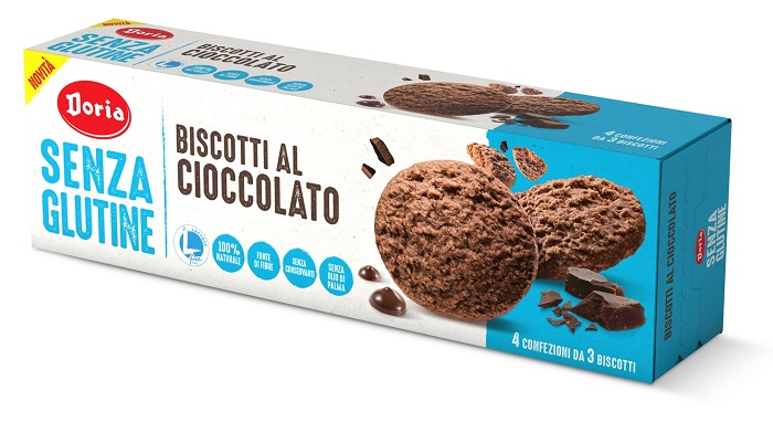DORIA BISCOTTI CIOCCOLATO 4X37,5 G - Pharmaleader