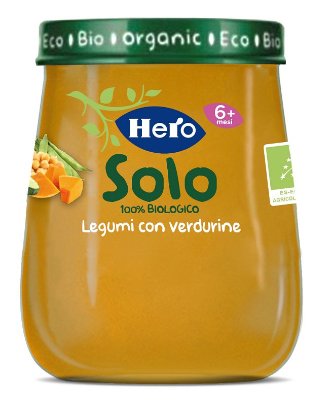 HERO BABY SOLO OMOGENEIZZATO LEGUMI VERDURE 120 G - Pharmaleader