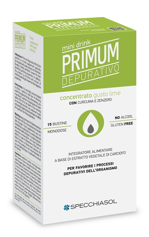 PRIMUM DEPURATIVO MINIDRINK LIME 15 STICK DA 10 ML - Pharmaleader