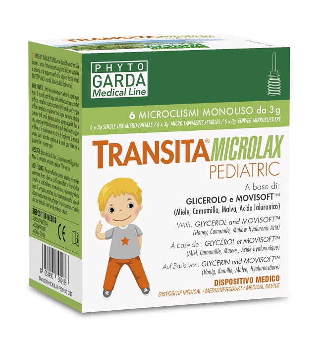 TRANSITA MICROLAX PEDIATRIC 6 MICROCLISMI DA 3 G - Pharmaleader