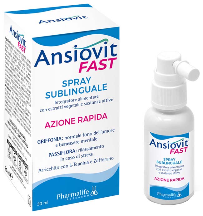 ANSIOVIT FAST SPRAY SUBLINGUALE 30 ML - Pharmaleader