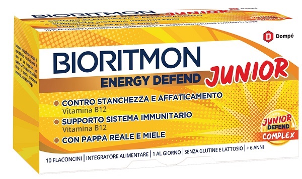 BIORITMON ENERGY DEFEND JUNIOR 10 FLACONCINI 10 ML - Pharmaleader