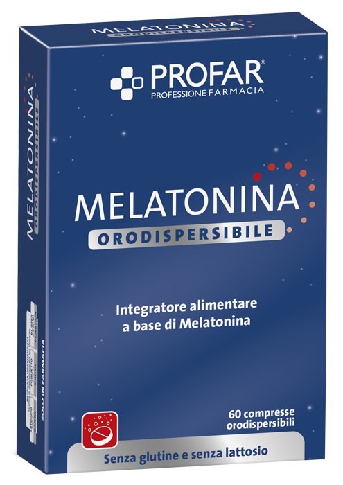 PROFAR MELATONINA ORODISPERSIBILE 60 COMPRESSE - Pharmaleader