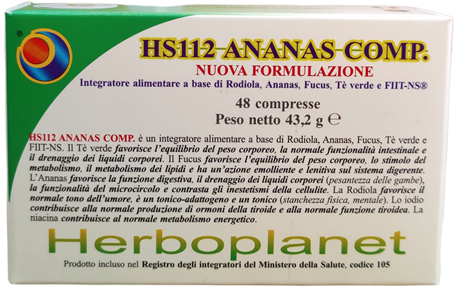 HS112 ANANAS COMP 48 COMPRESSE - Pharmaleader