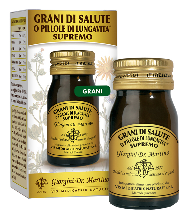 GRANI DI SALUTE O PILLOLE DI LUNGAVITA SUPREMO 30 G - Pharmaleader