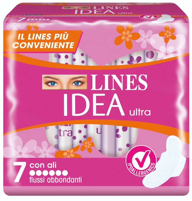 LINES IDEA ULTRA FLUSSI ABBONDANTI 7 PEZZI - Pharmaleader