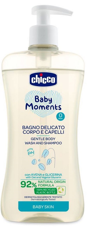 CHICCO BABY MOMENTS BAGNO CORPO CAP 500 ML - Pharmaleader