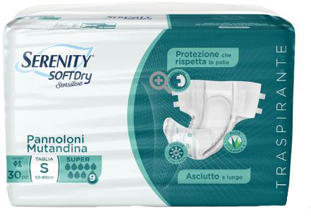 PANNOLONE MUTANDINA SERENITY SD SENSITIVE SUPER L 15 PEZZI - Pharmaleader