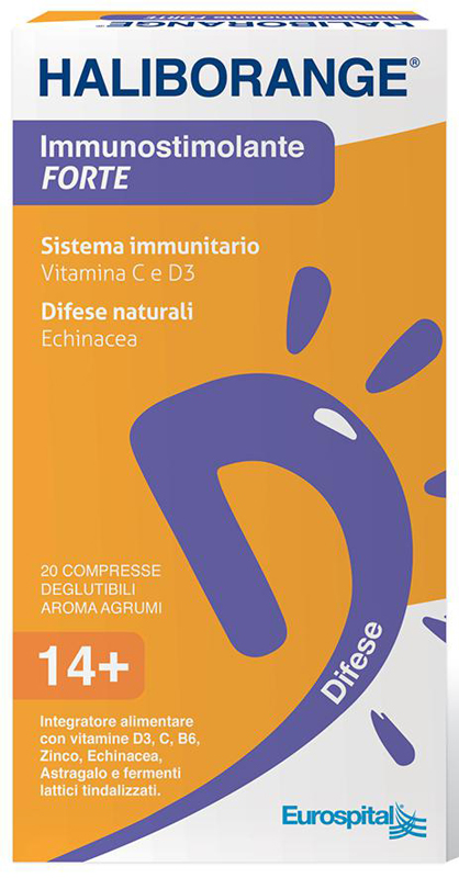 HALIBORANGE IMMUNOSTIMOLANTE FORTE 20 COMPRESSE - Pharmaleader