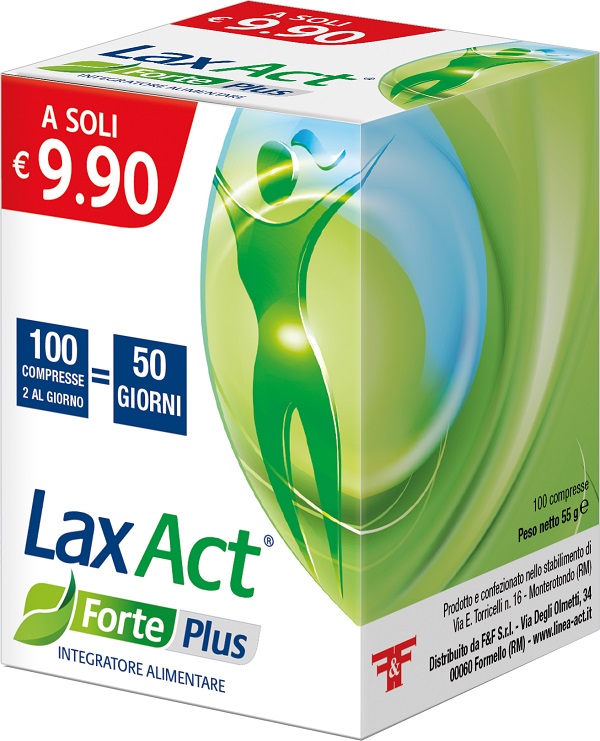 LAX ACT FORTE PLUS 100 COMPRESSE - Pharmaleader