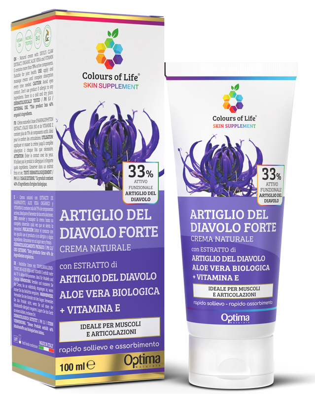 COLOURS OF LIFE SKIN SUPPLEMENT ARTIGLIO DEL DIAVOLO 33% CREMA 100 ML - Pharmaleader