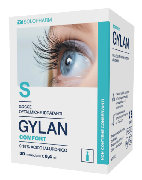 GYLAN COMFORT GOCCE OFTALMICHE 30 TUBETTI MONOUSO DA 0,4 ML - Pharmaleader