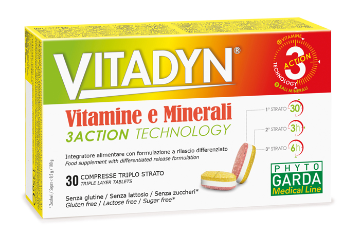 VITADYN VITAMINE/MINERALI 30 COMPRESSE RILASCIO DIFFERENZIATO - Pharmaleader