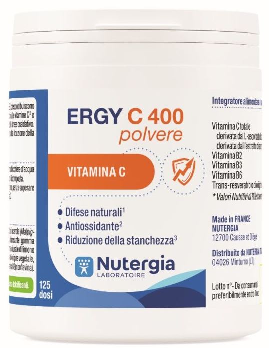 ERGY C 400 POLVERE 125 G - Pharmaleader