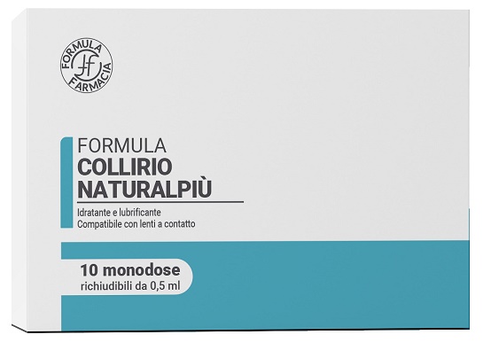FORMULA COLLIRIO NATURAL PIU' SENZA CONSERVANTI 10 FLACONCINI DA 0,5 ML - Pharmaleader