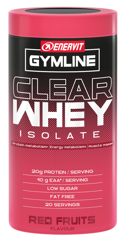 GYMLINE CLEAR WHEY ISOLATE RED FRUITS 480 G - Pharmaleader