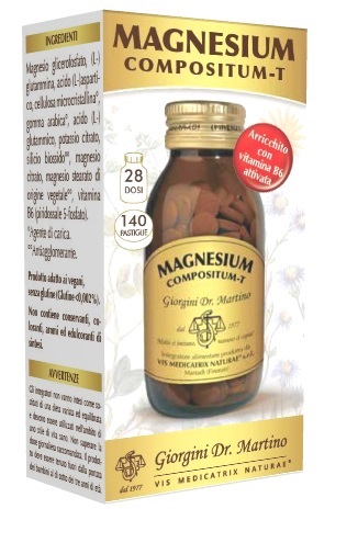 MAGNESIUM COMPOSITUM-T 140 PASTIGLIE - Pharmaleader