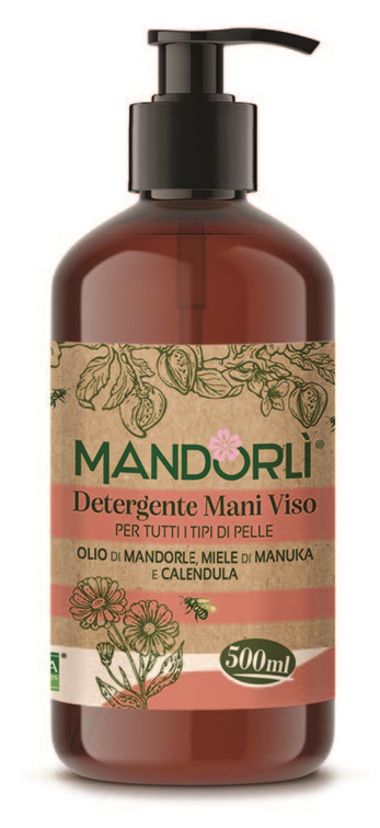 MANDORLI DETERGENTE MANI VISO PER TUTTI I TIPI DI PELLE 500 ML - Pharmaleader