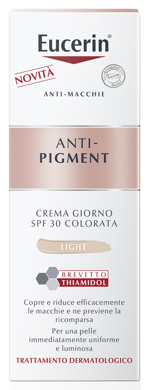 EUCERIN ANTI-PIGMENT GIORNO SPF30 COLORATO LIGHT 50 ML - Pharmaleader