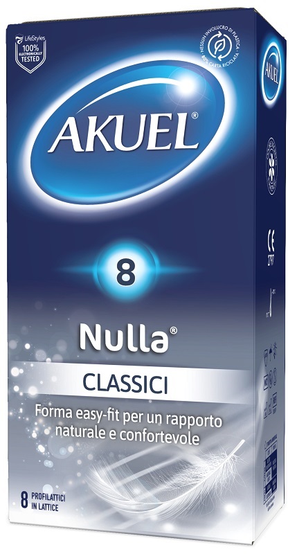 PROFILATTICO AKUEL NULLA CLASSICO 8 PEZZI - Pharmaleader