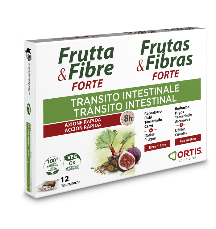 FRUTTA & FIBRE FORTE 12 CUBETTI - Pharmaleader