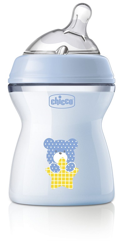 CHICCO BIBERON NAT FEEL PP 2M+ 250 ML BIMBO - Pharmaleader