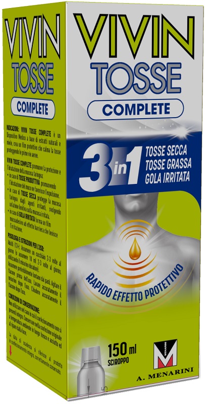 VIVIN TOSSE COMPLETE SCIROPPO PER TOSSE 150 ML - Pharmaleader