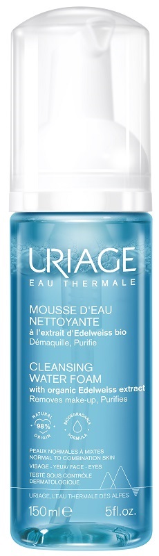 URIAGE MOUSSE D'EAU NETTOYANTE 150 ML  - Pharmaleader