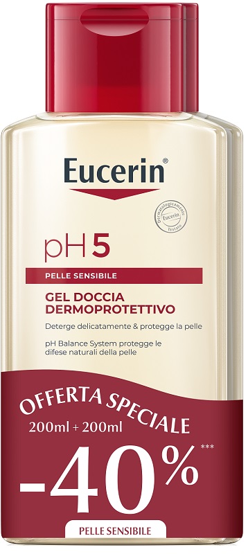 EUCERIN BIPACCO PH5 GEL DOCCIA 200 ML + 200 ML - Pharmaleader