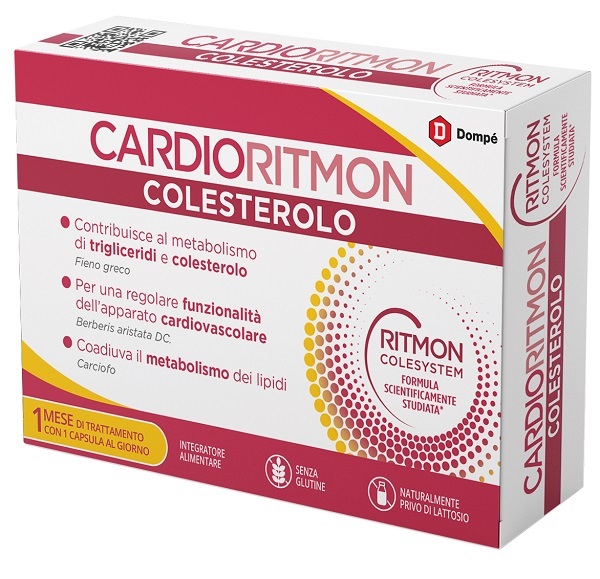 CARDIORITMON COLESTEROLO 30 CAPSULE - Pharmaleader