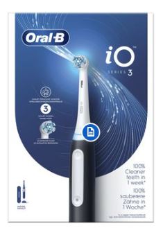 ORALB IO3S BLACK SPAZZOLINO ELETTRICO - Pharmaleader