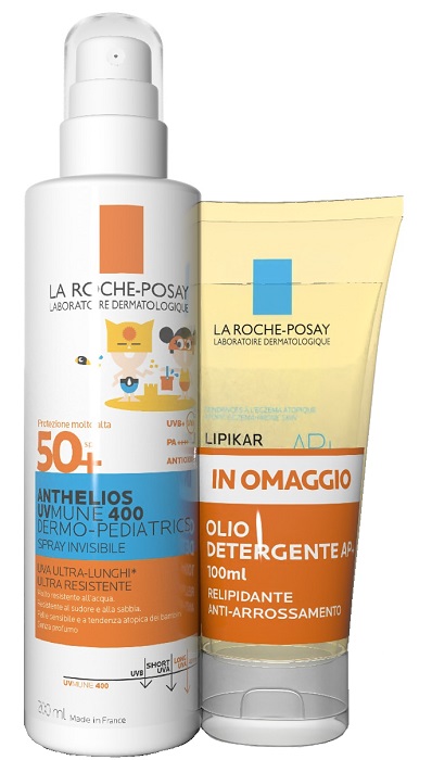 ANTHELIOS SPRAY UVMUNE DERMOPED 200 ML + OLIO 100 ML - Pharmaleader