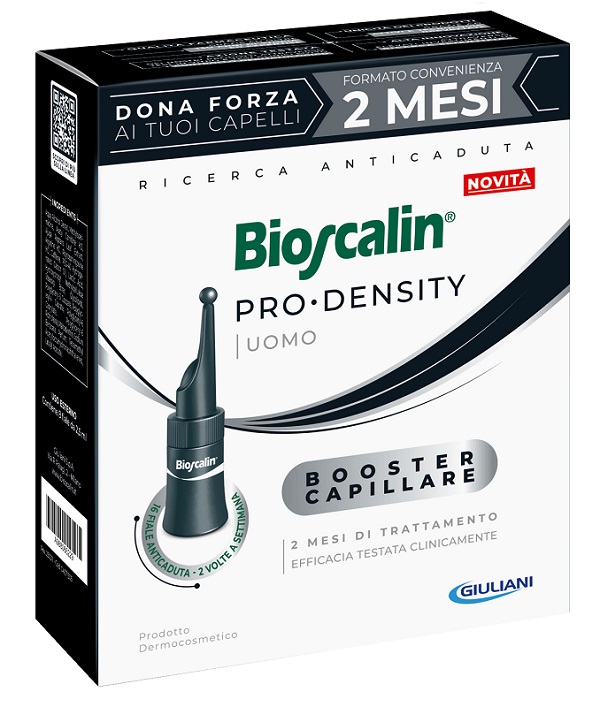 BIOSCALIN PRO DENSITY UOMO BOOSTER CAPILLARE 16 FIALE X 2,5ML - Pharmaleader